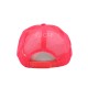 GORRA ESPONJA MALLA COMBINADA BLANCO / FIUSHA NEON