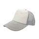 GORRA ESPONJA MALLA COMBINADA BLANCO / GRIS CLARO