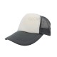 GORRA ESPONJA MALLA COMBINADA BLANCO / GRIS OSCURO