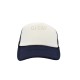 GORRA ESPONJA MALLA COMBINADA BLANCO / MARINO