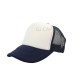 GORRA ESPONJA MALLA COMBINADA BLANCO / MARINO