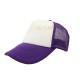 GORRA ESPONJA MALLA COMBINADA BLANCO / MORADO