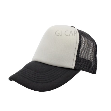 GORRA ESPONJA COMBINADA BLANCO / NEGRO