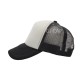 GORRA ESPONJA COMBINADA BLANCO / NEGRO