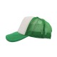 GORRA ESPONJA MALLA COMBINADA BLANCO / VERDE BANDERA
