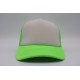 GORRA ESPONJA MALLA COMBINADABLANCO / VERDE NEON