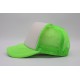 GORRA ESPONJA MALLA COMBINADABLANCO / VERDE NEON