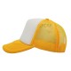 GORRA ESPONJA MALLA COMBINADA BLANCO / AMARILLO ORO
