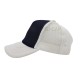 GORRA ESPONJA MALLA COMBINADA MARINO / BLANCO