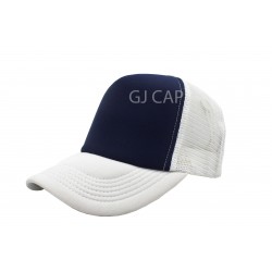 GORRA ESPONJA MALLA COMBINADA MARINO / BLANCO