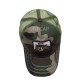 GORRA GABARDINA CON PARCHE OSO CAMUFLAJE / VERDE MIILITAR