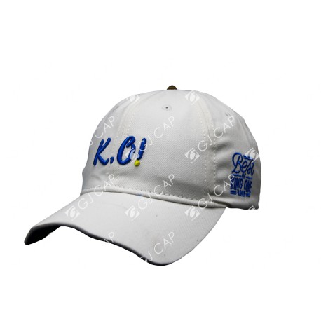 GORRA BORDADA DE ADULTO KO BLANCO