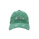 GORRA BORDADA DE ADULTO KO VERDE