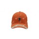 GORRA BORDADA DE ADULTO NEVER GIVE UP NARANJA