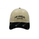 GORRA BORDADA DE ADULTO LOS ANGELES BEIGE