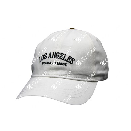 GORRA BORDADA DE ADULTO LOS ANGELES BLANCO