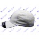 GORRA BORDADA DE ADULTO NEVER GIVE UP BLANCA