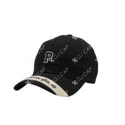 GORRA BORDADA DE ADULTO NEVER GIVE UP BLANCA