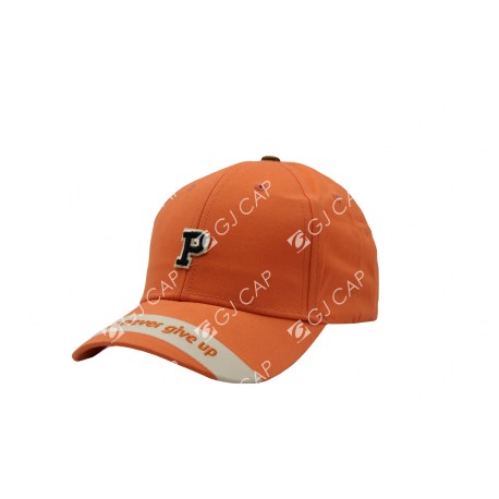 GORRA BORDADA DE JUNIOR NEVER GIVE UP NARANJA