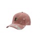 GORRA BORDADA DE ADULTO NEVER GIVE UP ROSA