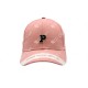 GORRA BORDADA DE ADULTO NEVER GIVE UP ROSA