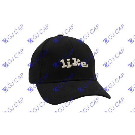 GORRA BORDADA DE JUNIOR LIKE NEGRO