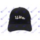 GORRA BORDADA DE JUNIOR LIKE NEGRO
