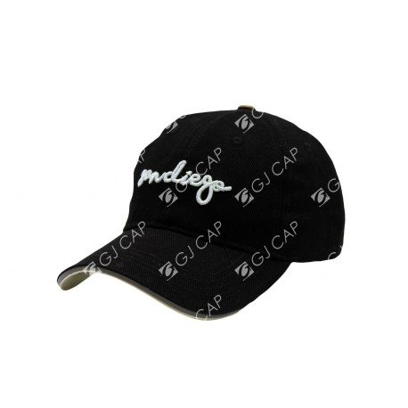 GORRA BORDADA DE JUNIOR SAN DIEGO NEGRO