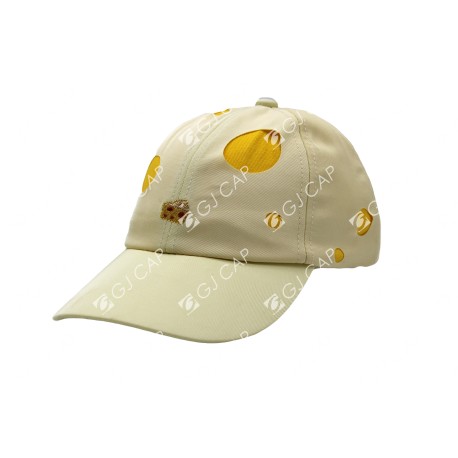 GORRA BORDADA DE JUNIOR QUESO AMARILLO