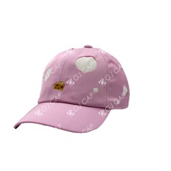 GORRA BORDADA DE JUNIOR QUESO ROSA