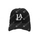 GORRA BORDADA DE JUNIOR L.A. NEGRO
