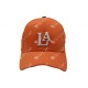 GORRA BORDADA DE JUNIOR L.A. NARANJA