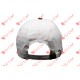 GORRA BORDADA DE JUNIOR K.O. BLANCO
