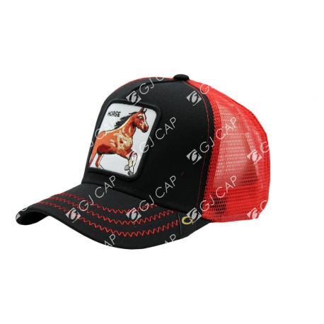 CABALLO A2 NEGRO-ROJO