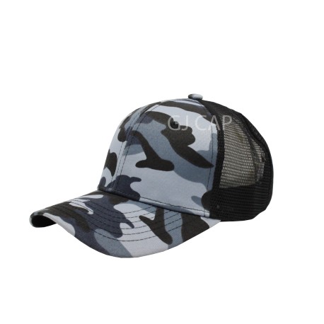 GORRA CAMUFLAJE CON RED 88-1/NEGRO