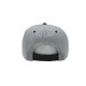GORRA ACRILICO PLANA GRIS / NEGRO