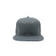 GORRA ACRILICO PLANA GRIS OSCURO