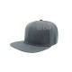GORRA ACRILICO PLANA GRIS OSCURO