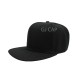 GORRA ACRILICO PLANA NEGRO 