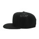 GORRA ACRILICO PLANA NEGRO 