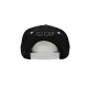 GORRA ACRILICO PLANA NEGRO / BLANCO