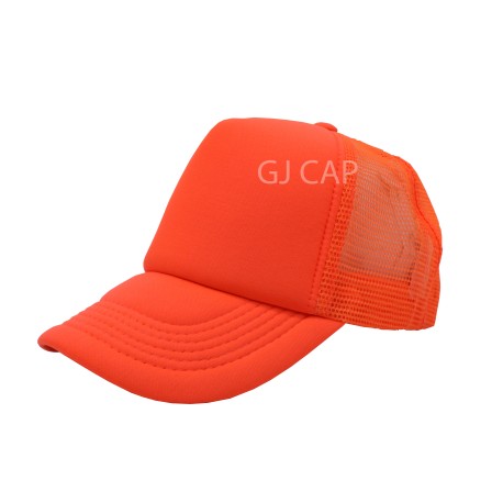 GORRA ESPONJA MALLA NARANJA NEON