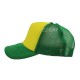 GORRA ESPONJA MALLA COMBINADA AMARILLO CLARO / VERDE BANDERA