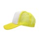 GORRA ESPONJA MALLA COMBINADA BLANCO/ AMARILLO CLARO