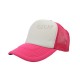 GORRA ESPONJA MALLA COMBINADA BLANCO /  AMARILLO ORO