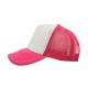 GORRA ESPONJA MALLA COMBINADA BLANCO /  AMARILLO ORO