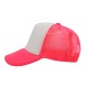 GORRA ESPONJA MALLA COMBINADA BLANCO / FIUSHA NEON